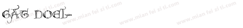 Cat Noel字体转换